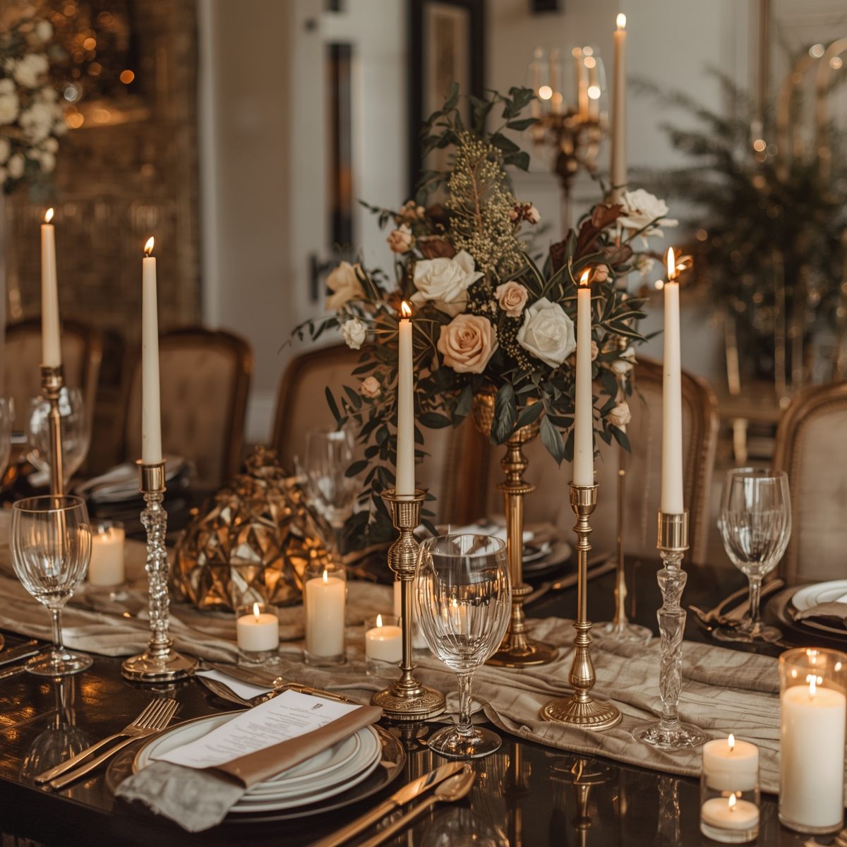 Refined Dining Setup